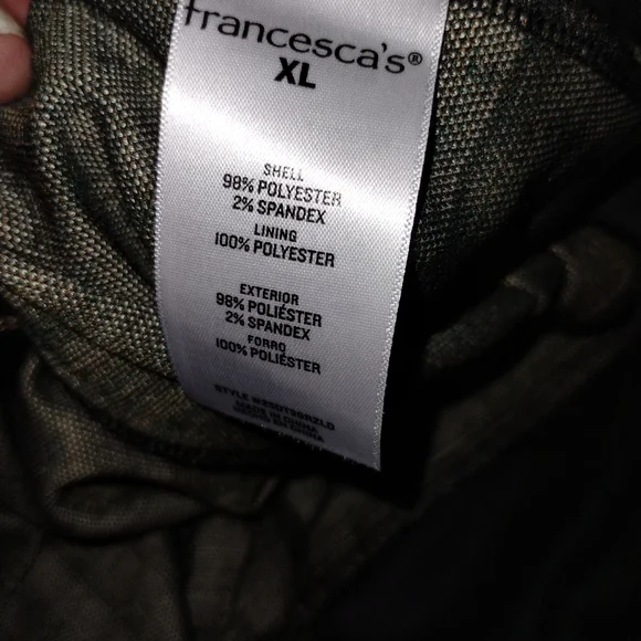 Mi Ami for Francesca's NWT plaid green dress size xl, square neck XL - Picture 11 of 13